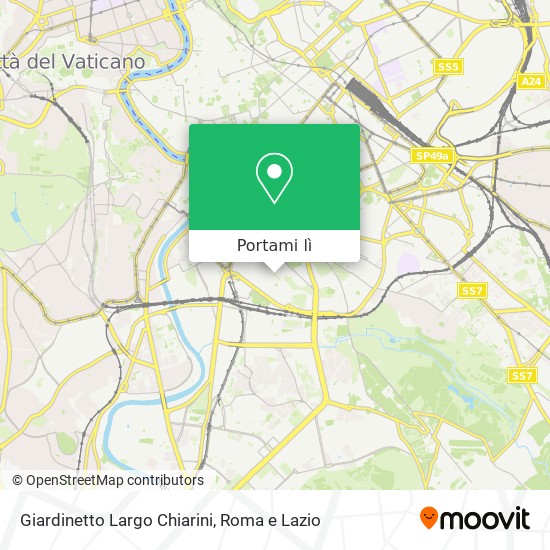 Mappa Giardinetto Largo Chiarini