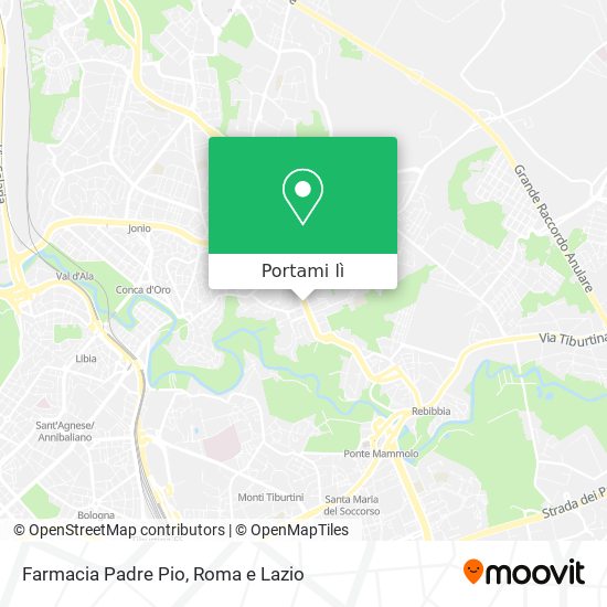 Mappa Farmacia Padre Pio