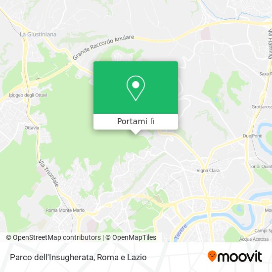 Mappa Parco dell'Insugherata