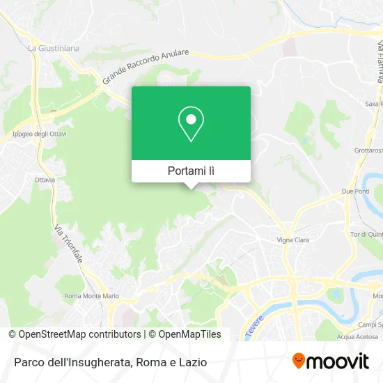 Mappa Parco dell'Insugherata