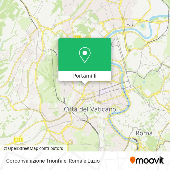Mappa Corconvalazione Trionfale