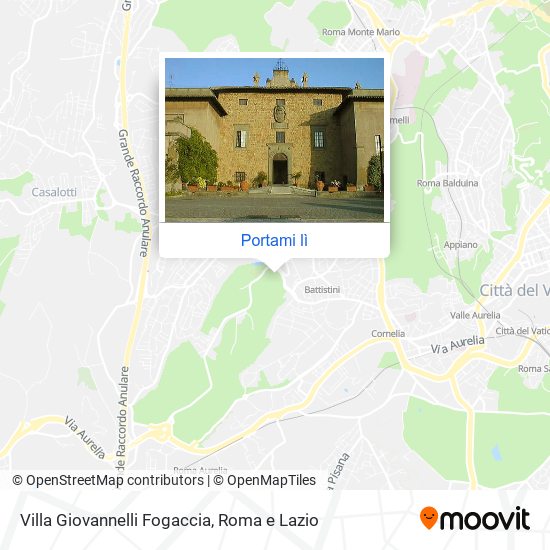 Mappa Villa Giovannelli Fogaccia