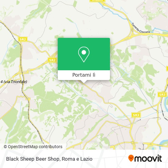 Mappa Black Sheep Beer Shop