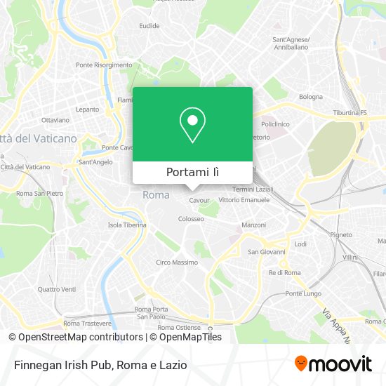 Mappa Finnegan Irish Pub