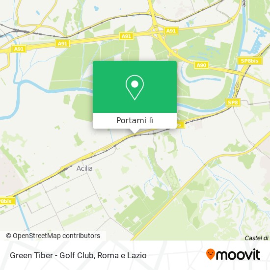 Mappa Green Tiber - Golf Club