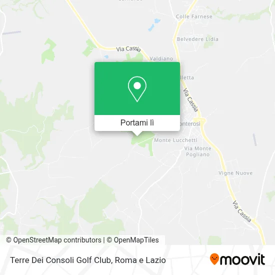 Mappa Terre Dei Consoli Golf Club