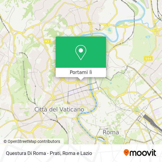 Mappa Questura Di Roma - Prati