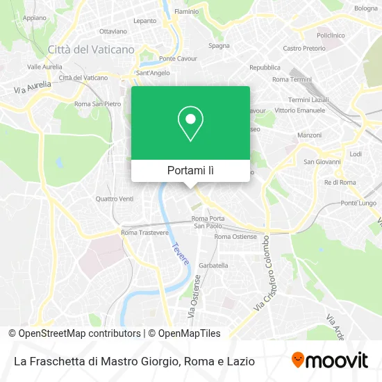 Mappa La Fraschetta di Mastro Giorgio