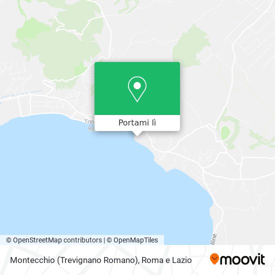 Mappa Montecchio (Trevignano Romano)