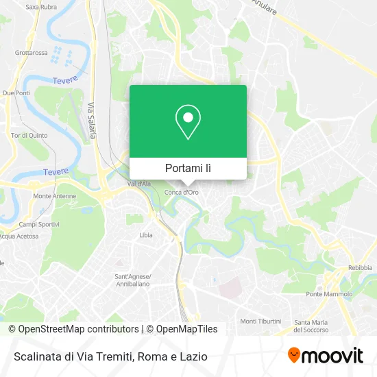 Mappa Scalinata di Via Tremiti