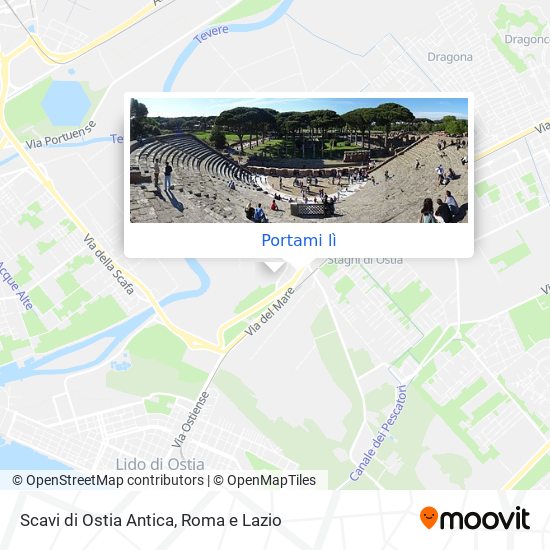 Mappa Scavi di Ostia Antica