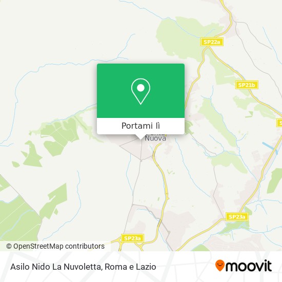 Mappa Asilo Nido   La Nuvoletta