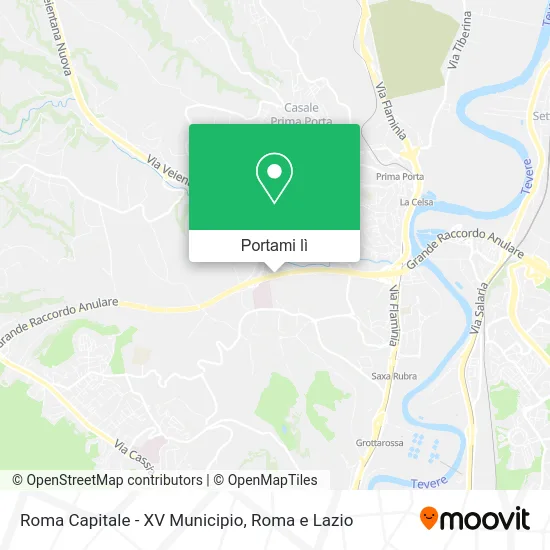 Mappa Roma Capitale - XV Municipio