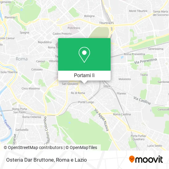 Mappa Osteria Dar Bruttone