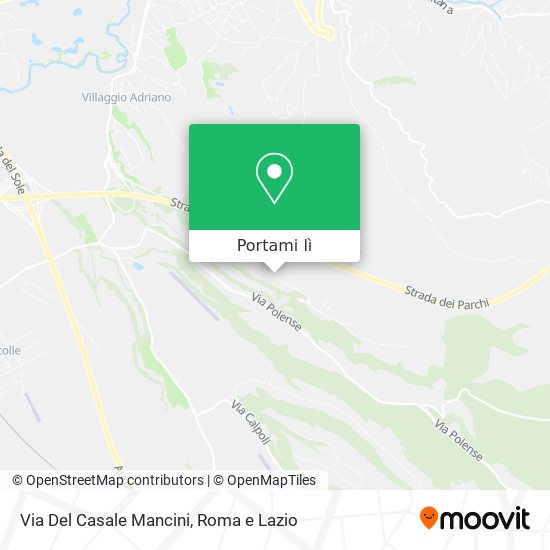 Mappa Via Del Casale Mancini