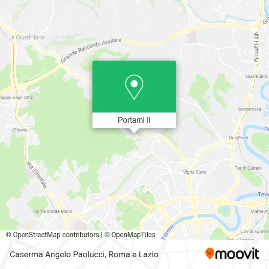 Mappa Caserma Angelo Paolucci