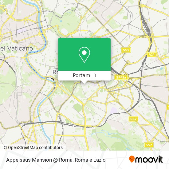 Mappa Appelsaus Mansion @ Roma