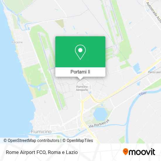 Mappa Rome Airport FCO