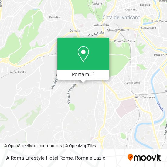 Mappa A Roma Lifestyle Hotel Rome