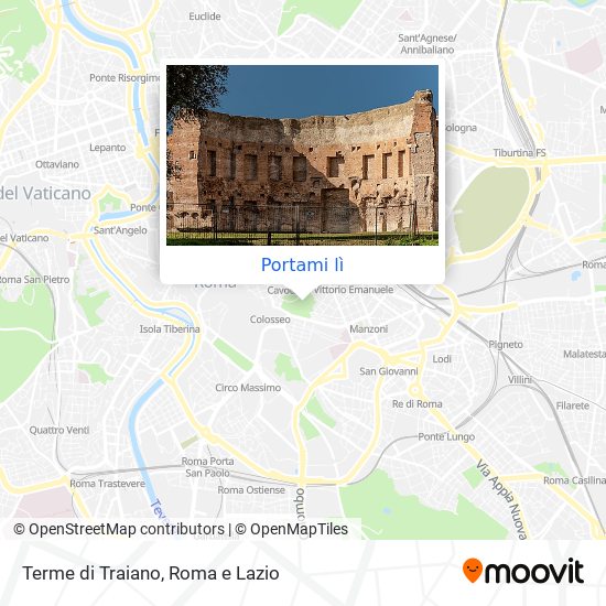 Mappa Terme di Traiano