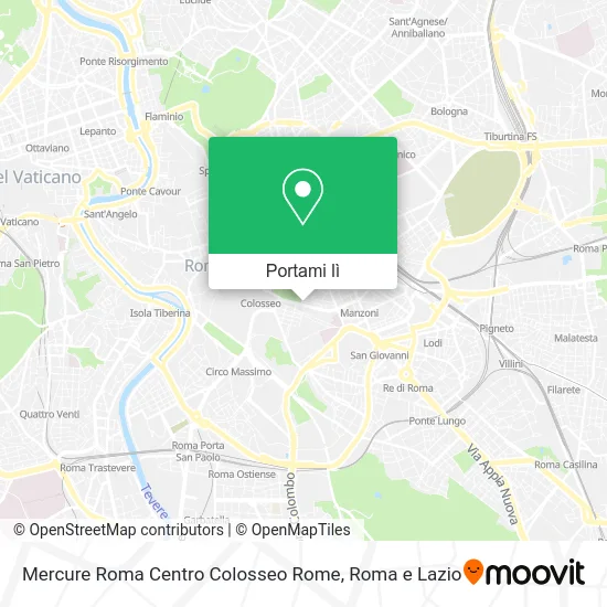 Mappa Mercure Roma Centro Colosseo Rome