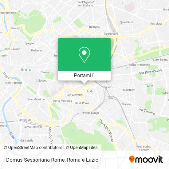 Mappa Domus Sessoriana Rome
