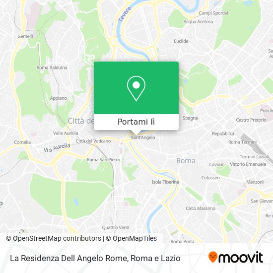 Mappa La Residenza Dell Angelo Rome