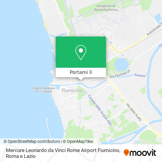 Mappa Mercure Leonardo da Vinci Rome Airport Fiumicino