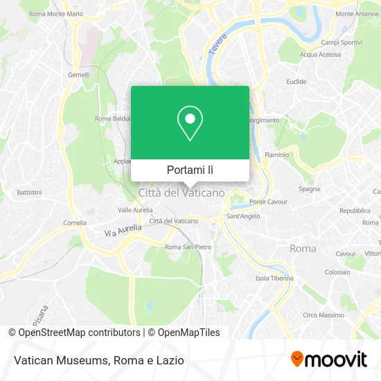 Mappa Vatican Museums