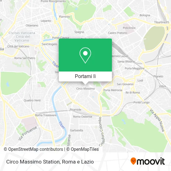 Mappa Circo Massimo Station