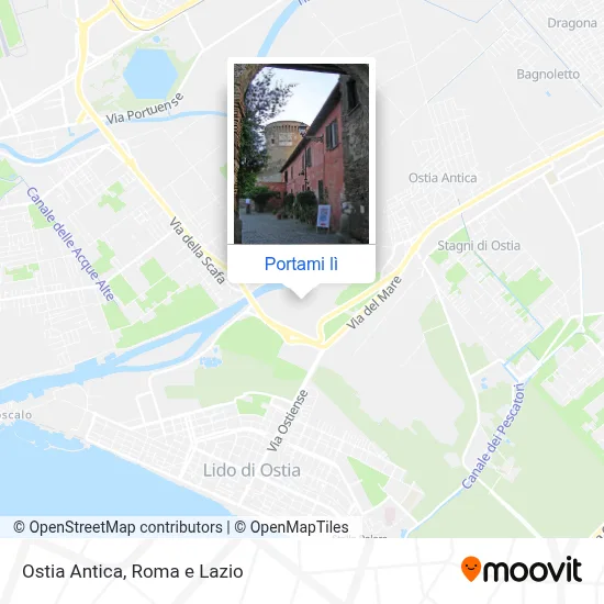 Mappa Ostia Antica