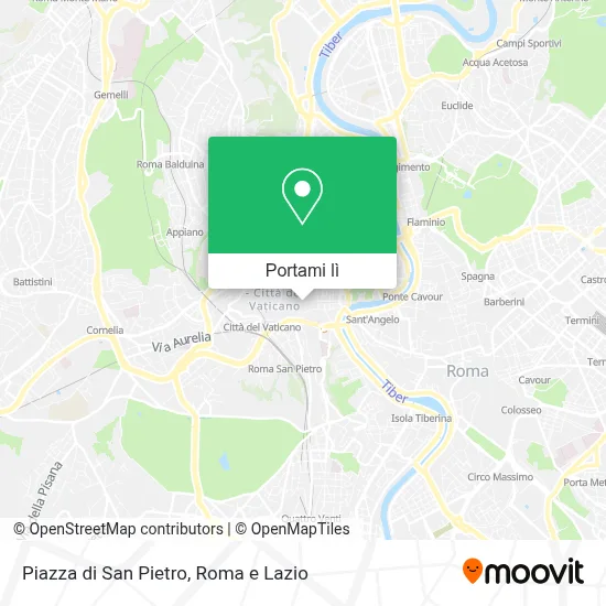 Mappa Piazza di San Pietro