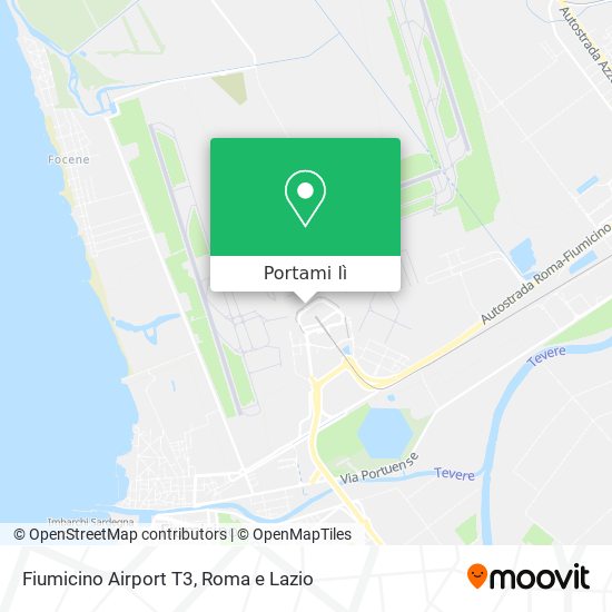 Mappa Fiumicino Airport T3