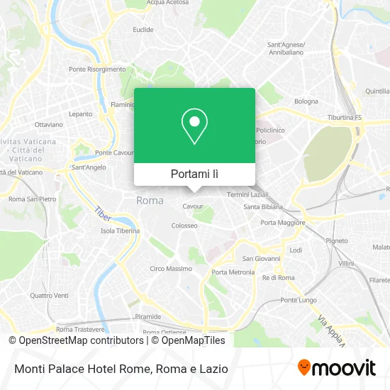 Mappa Monti Palace Hotel Rome