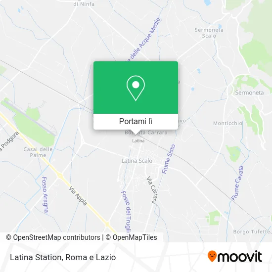 Mappa Latina Station