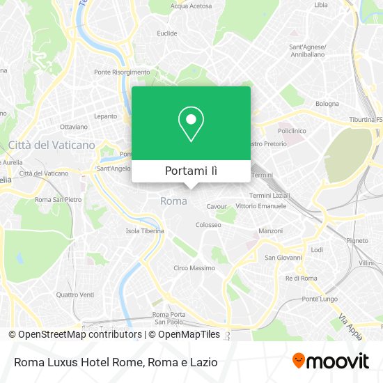 Mappa Roma Luxus Hotel Rome