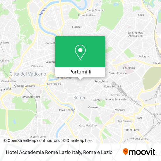 Mappa Hotel Accademia Rome Lazio Italy