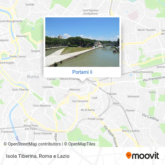 Mappa Isola Tiberina