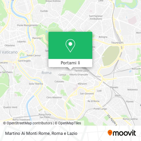 Mappa Martino Ai Monti Rome