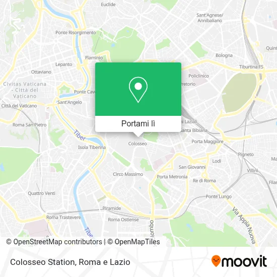 Mappa Colosseo Station