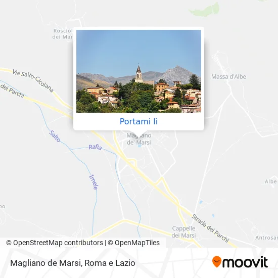 Mappa Magliano de Marsi