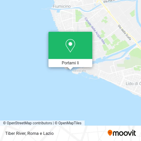 Mappa Tiber River