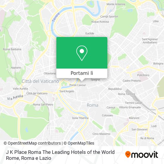 Mappa J K Place Roma The Leading Hotels of the World Rome