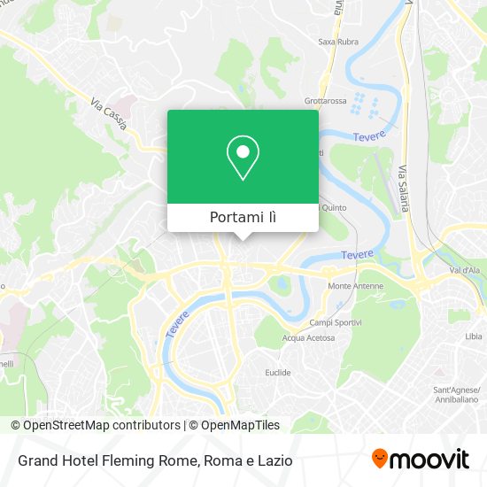 Mappa Grand Hotel Fleming Rome
