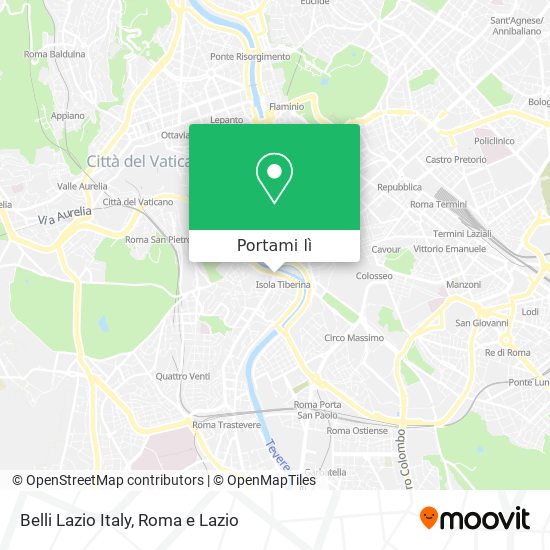Mappa Belli Lazio Italy