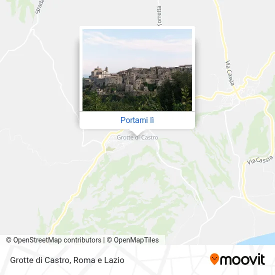 Mappa Grotte di Castro
