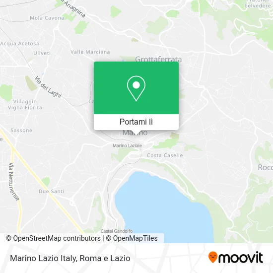Mappa Marino Lazio Italy