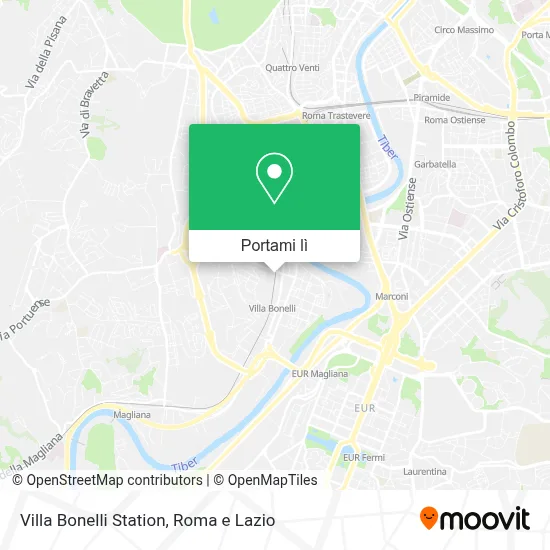 Mappa Villa Bonelli Station