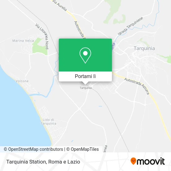 Mappa Tarquinia Station