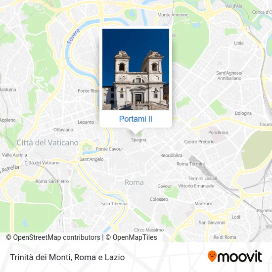 Mappa Trinità dei Monti